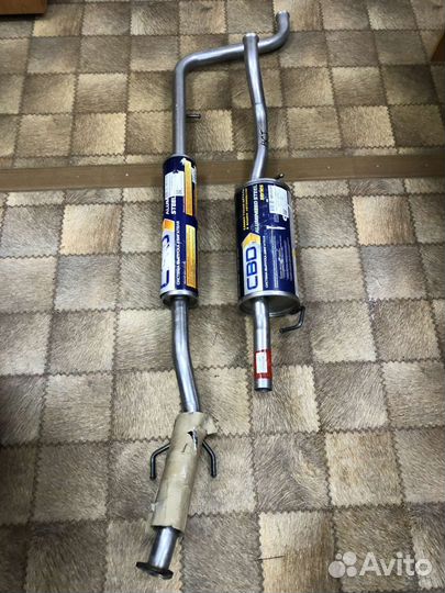 Выхлопная система на Ладу Весту