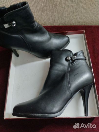 Винтаж.Ботильоны натуральная кожа 37