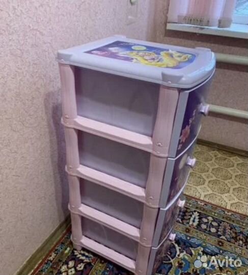 Комод детский пластиковый