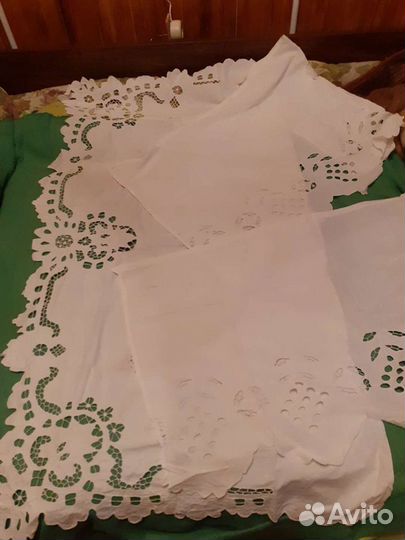 Салфетки,подзоры ришелье/для съемок в кино