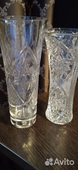 Хрустальные вазы для цветов СССР, Чехия