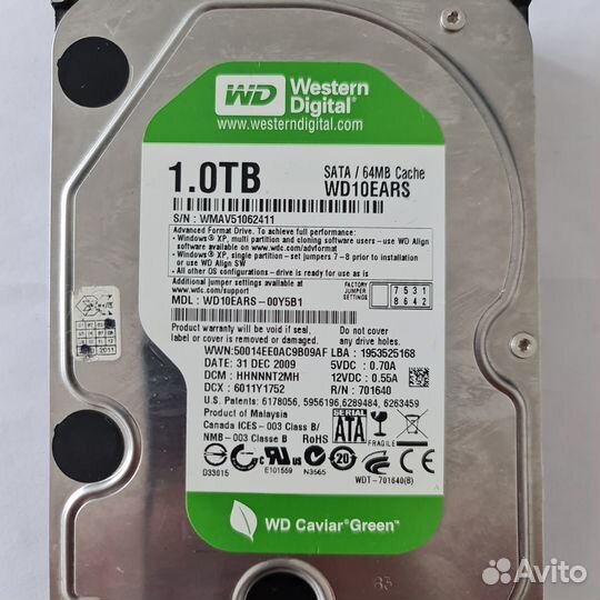 Western Digital HDD 3.5 1 TB (Скупка Трейд-Ин)