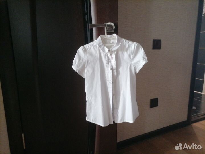 Блузка белая для девочек