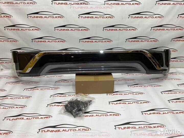 Губа передняя Toyota LC 200 3м Executive