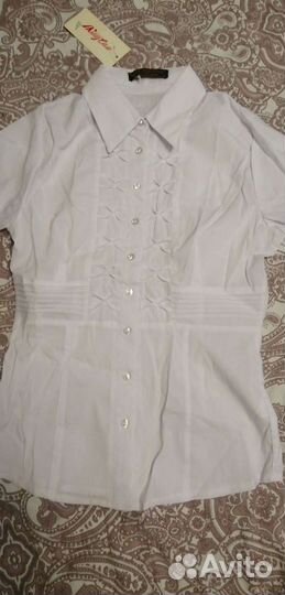 Блузки и жилет на девочку школьницу