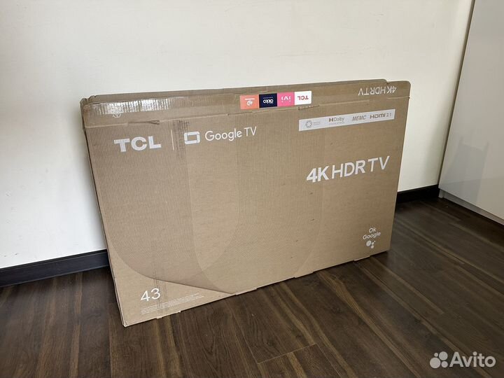 Телевизор TCL 4k 43 диагональ smart