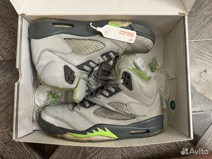 Nike air Jordan 5 green bean