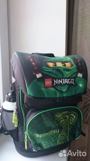Портфель рюкзак lego, сумка для сменки, бутылка