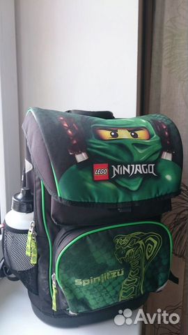 Портфель рюкзак lego, сумка для сменки, бутылка