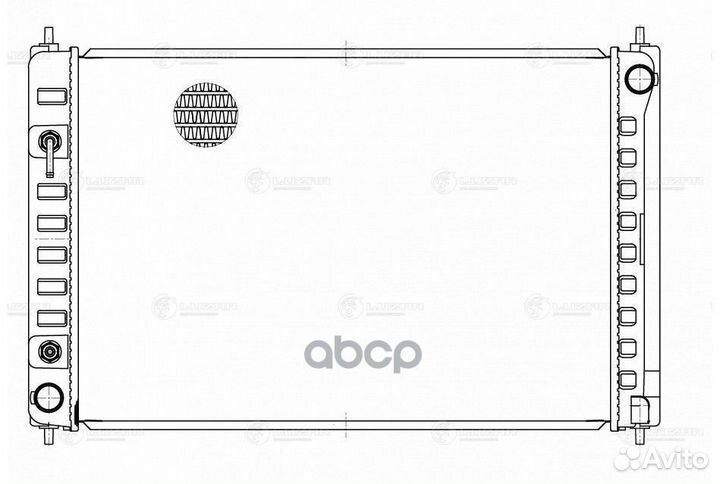 Радиатор nissan murano II (Z51) (08) LRc141AV