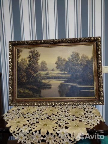 Картина маслом на холсте пейзаж