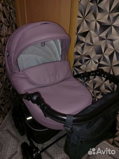 Коляска Indigo Special Lux 3в1 экокожа