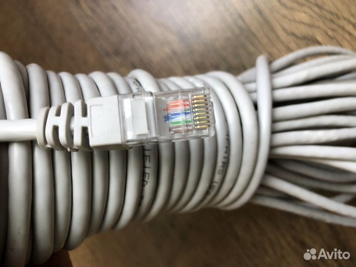 Интернет кабель (сетевой) патч-корд 20 м