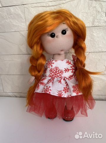 Текстильная кукла игровая