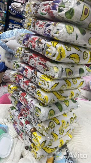 Пеленки для новорожденных фрукты