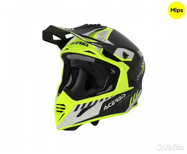 Мотошлем Acerbis X-track mips 22-06 Yellow M