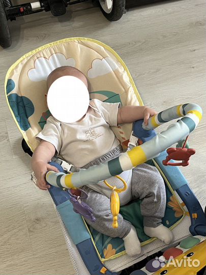 Шезлонг\коврик детский с музыкой