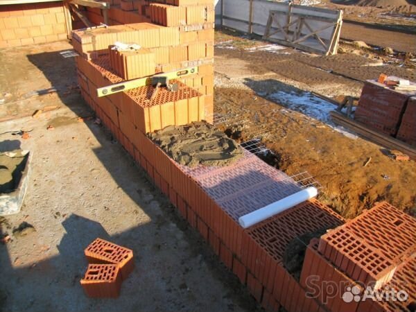 Теплый керамический блок керамоблок кирпич