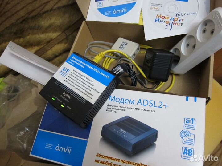 Модем adsl2+ Zyxel P660RT2 EE