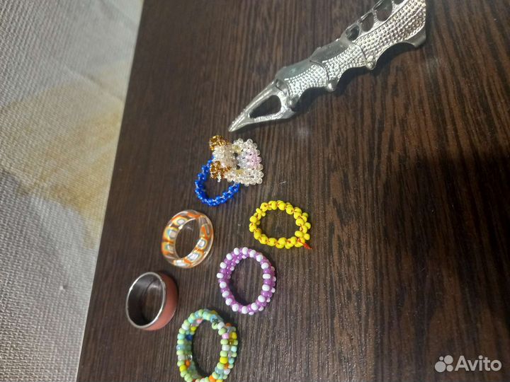 Кольцо из бисера, напальчник