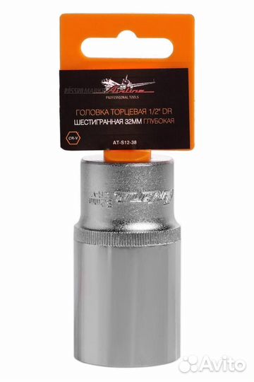 Airline AT-S12-38 Головка торцевая 1/2 DR шестигра
