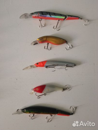 Воблеры, блёсны