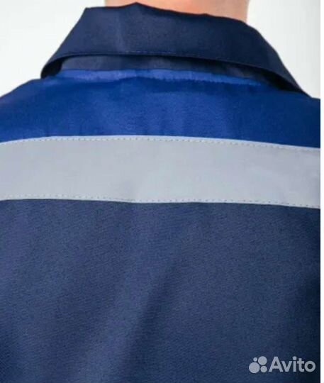 Костюм рабочий, куртка+брюки, спецодежда синий