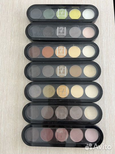 Палетки теней make up atelier paris
