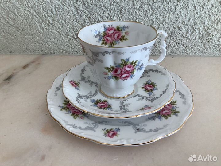 Фарфор. Royal albert. Кофейная тройка