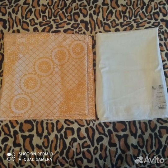 Скатерть лен СССР новая