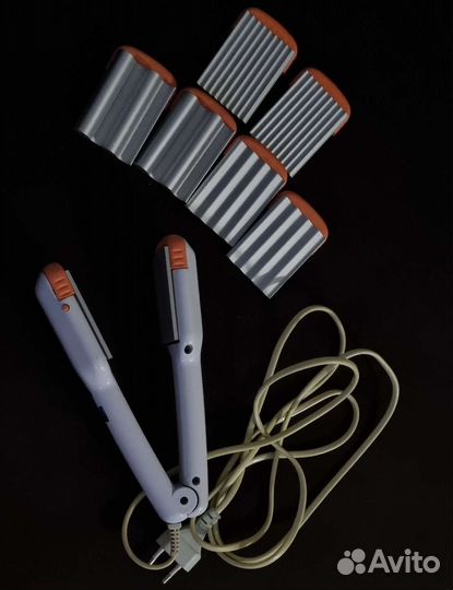Электрощипцы для волос выпрямитель гофре