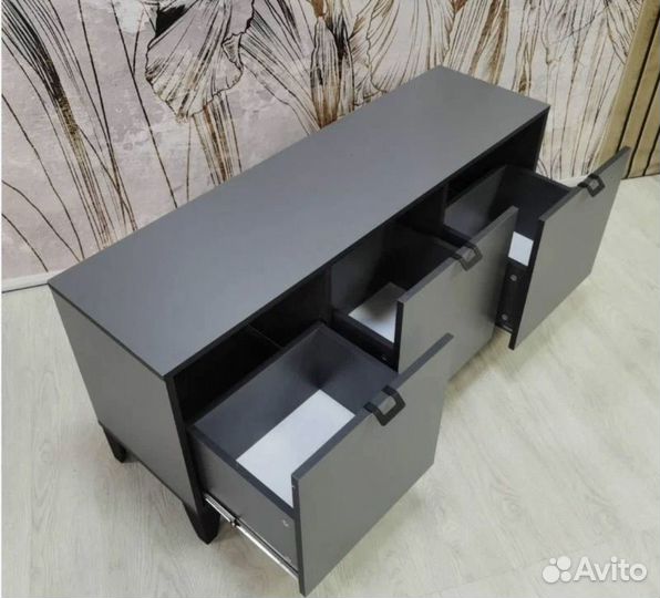 Тумба под тв 120см графит (Гира)