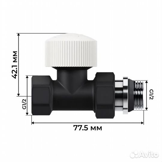 Набор термостатический прямой Royal Thermo Design