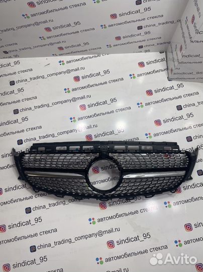 Решетка радиатора mercedes w213 diamond