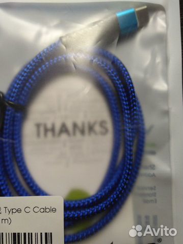 Новый usb кабель tape C для зарядки