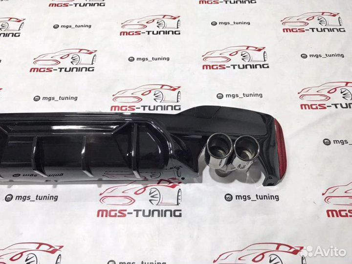 Диффузор M5 - Сompetition + насадки M BMW 5 G30