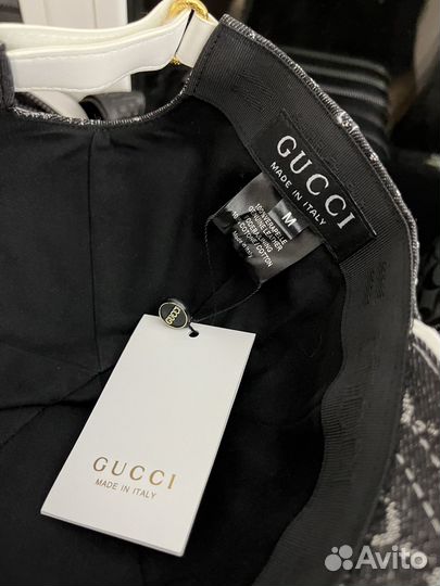 Кепка gucci черная хит прожаж
