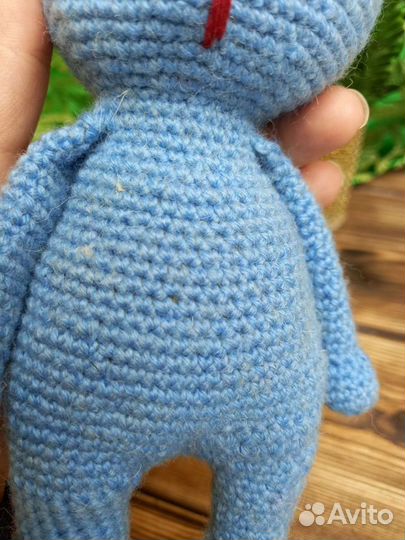 Вязанные игрушки зайчик ручной работы