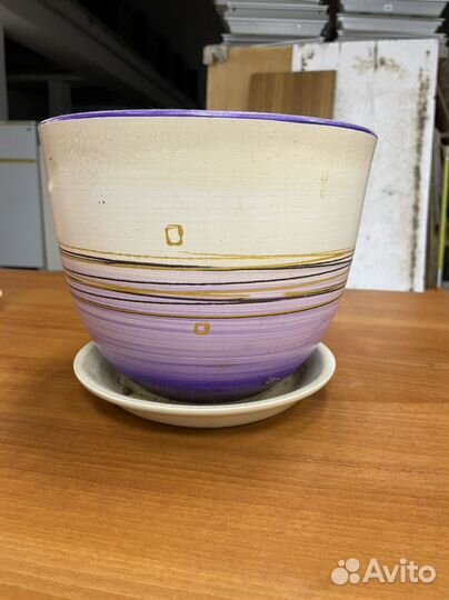 Горшок керамический для цветов