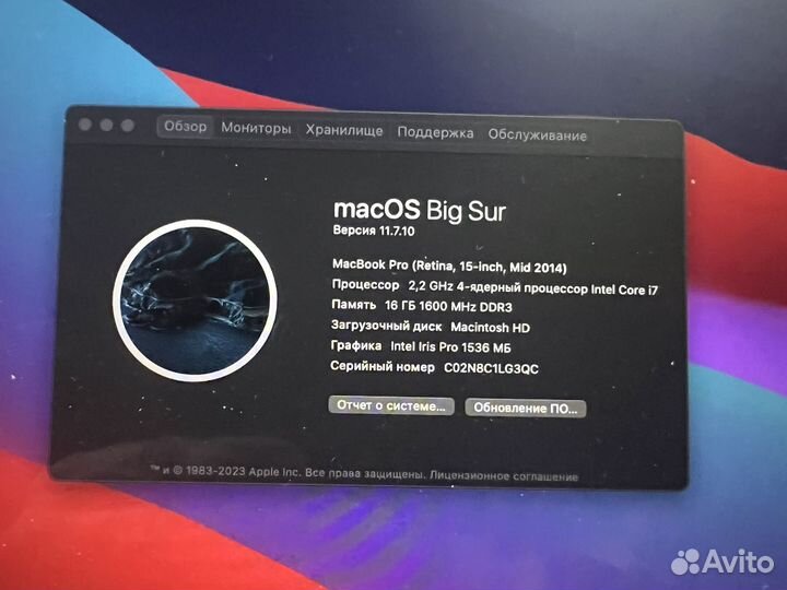 Apple MacBook Pro 15 mid 2014