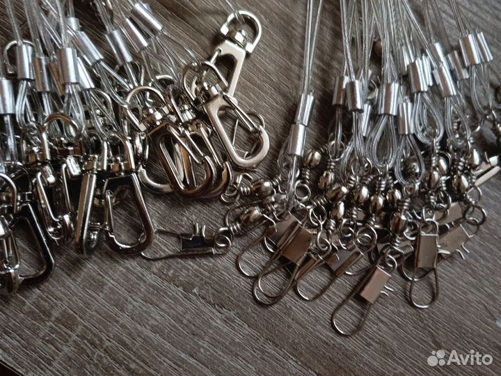 Шнур пружинный гибкий поводок 3м