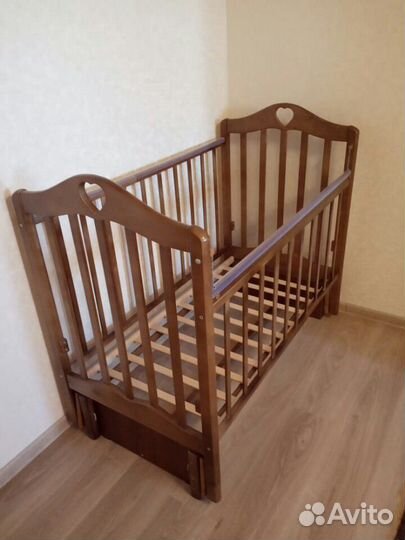 Кровать детская Каролина 5 (с сердечком)