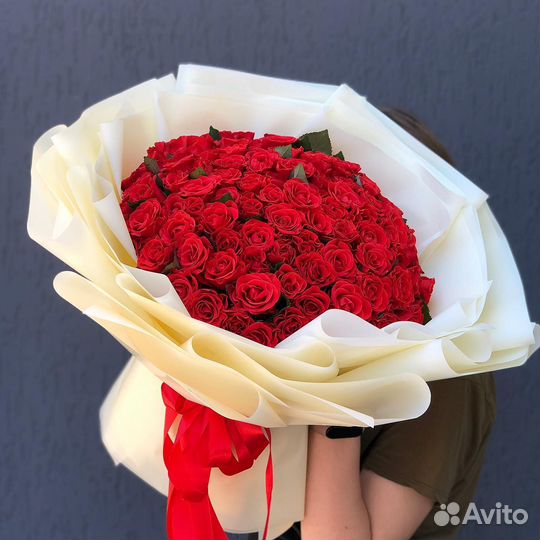 Розы в Форме Сердца. Цветы в Коробке. Доставка