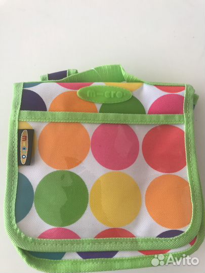 Сумочка-рюкзачок Micro (неоновый горох) на самокат