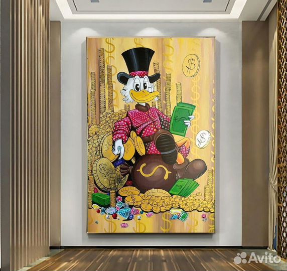 Большая картина маслом на холсте онлайн примерка