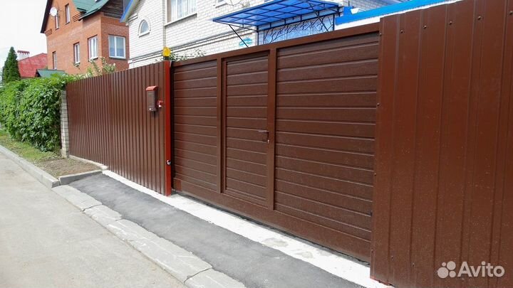 Откатные ворота Alutech ProTrend