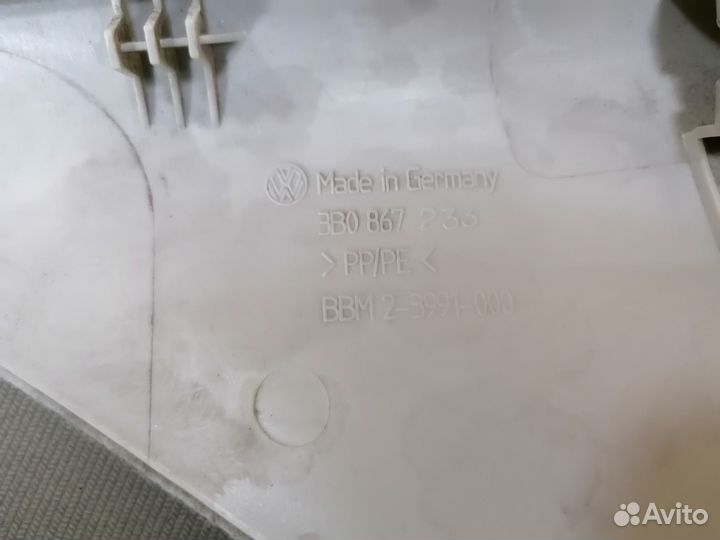 Накладка на стойку Volkswagen passat B5 1996-2000