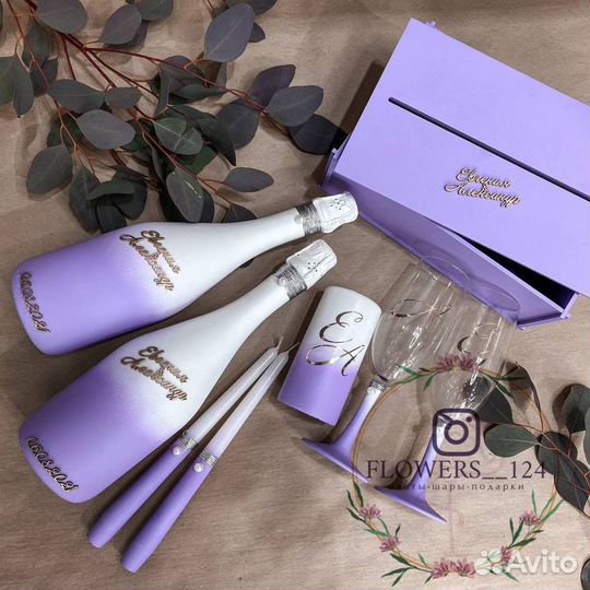 Семейный банк, свадебный набор, Flowers 124