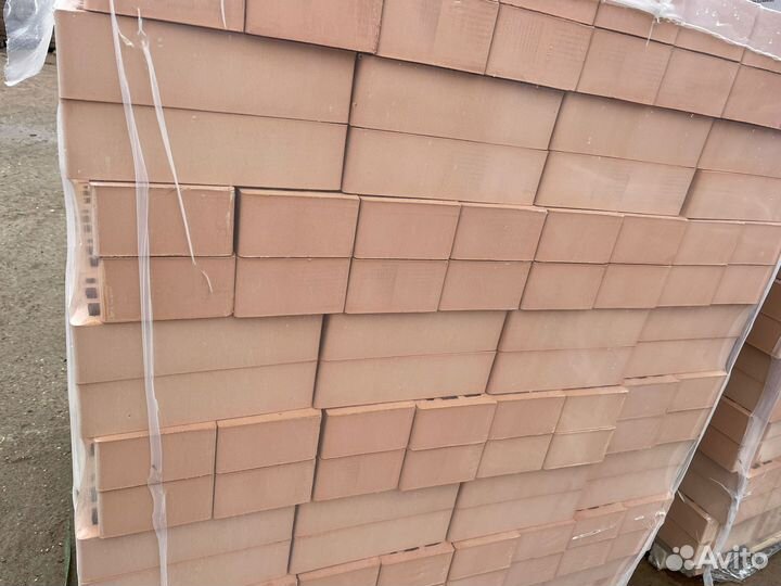 Кирпич керамический 1нф персик