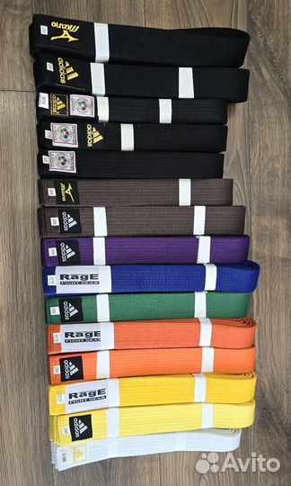 Пояс для дзюдо Adidas и Mizuno IJF